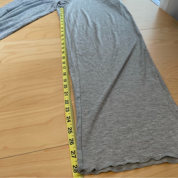 Bamboo Lounge Wear Pants Size S Light Grey Pajama Bottoms Super Soft Stretchy - Picture 9 of 10